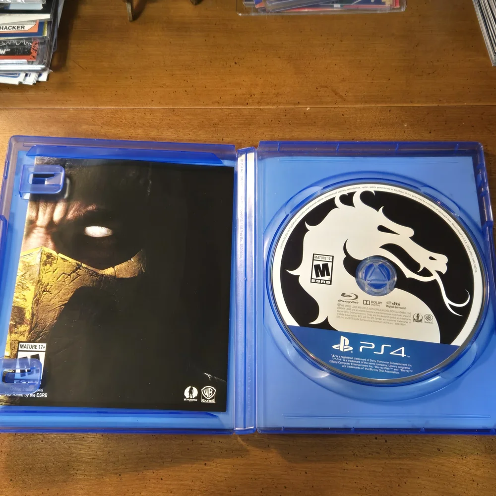 Mortal Kombat X PS4 Fighting Video Game Playstation 4 MK10 EUC Working Mature